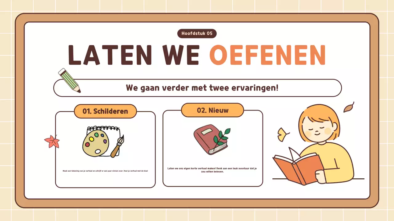 oranje eenvoudige literatuurcursus