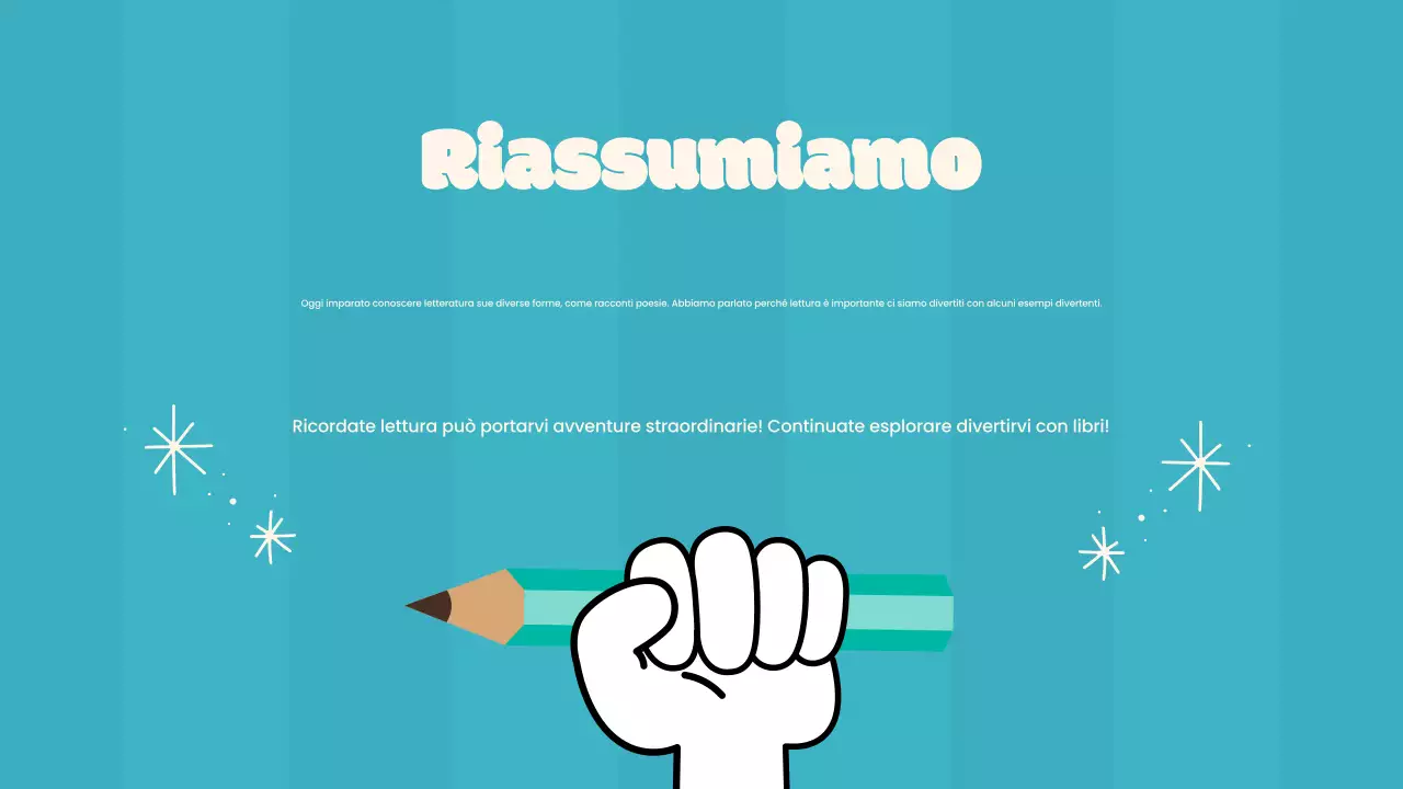 Corso di letteratura arancione semplice