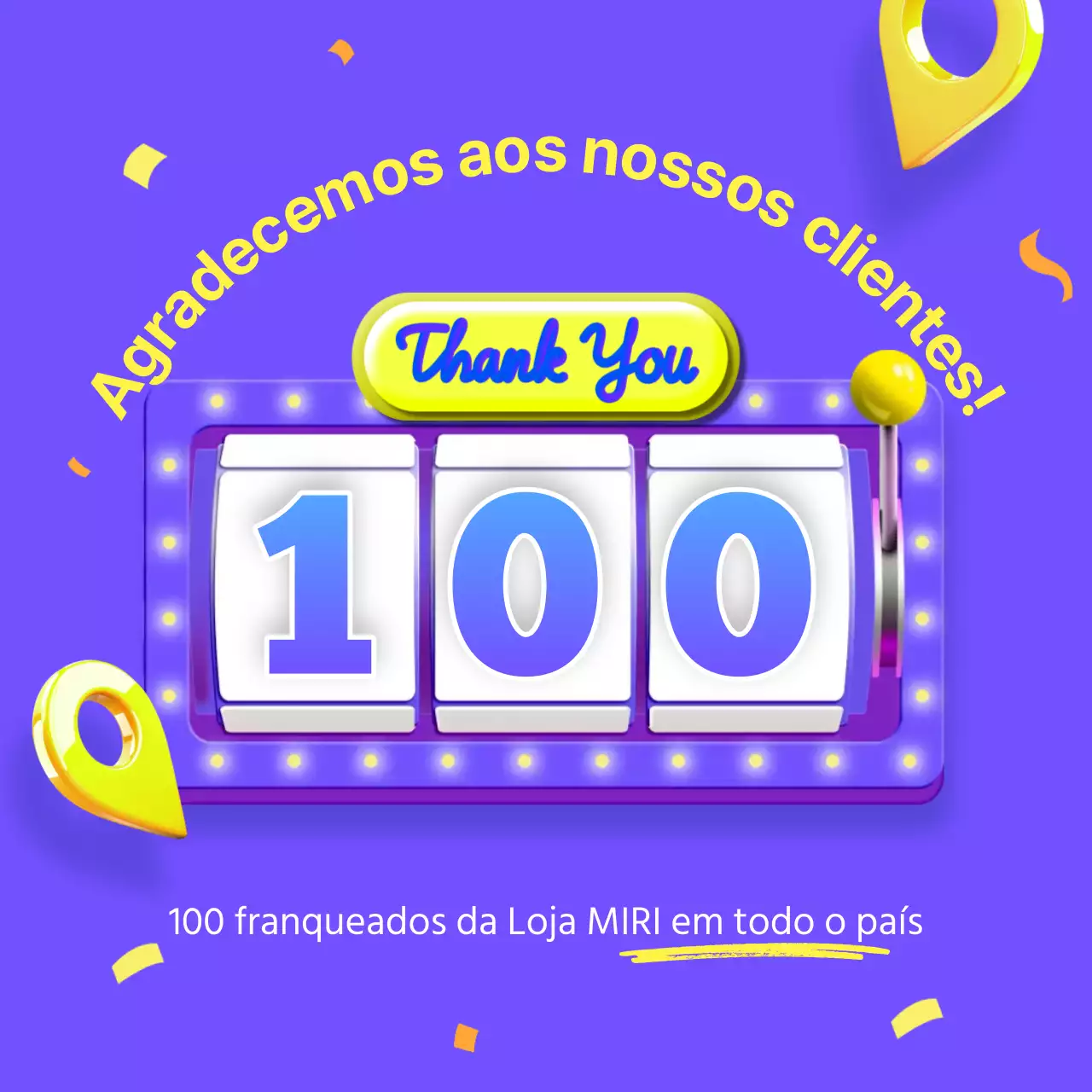 Promoção comemorativa púrpura da moda