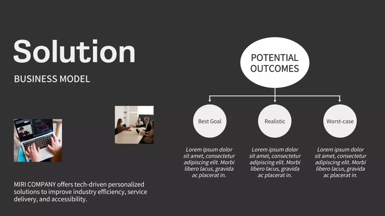 Black Professional Business Presentation