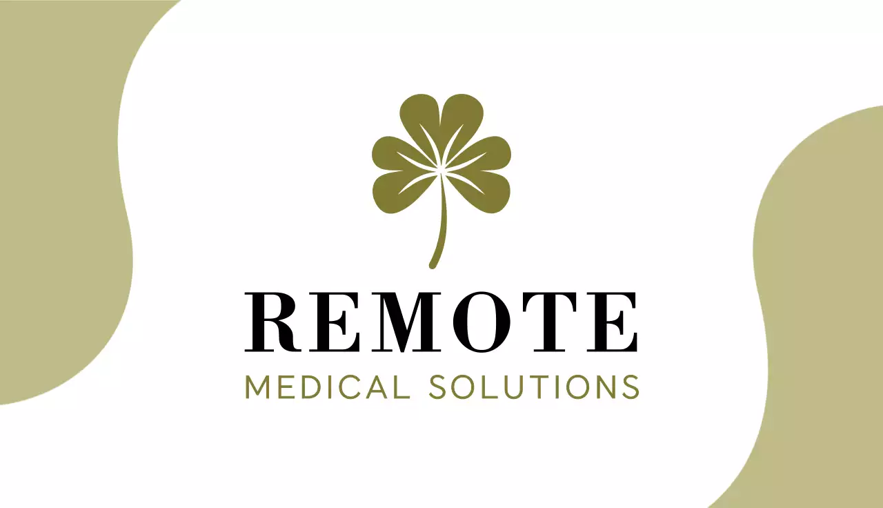 Green Minimal Consultant Business Card