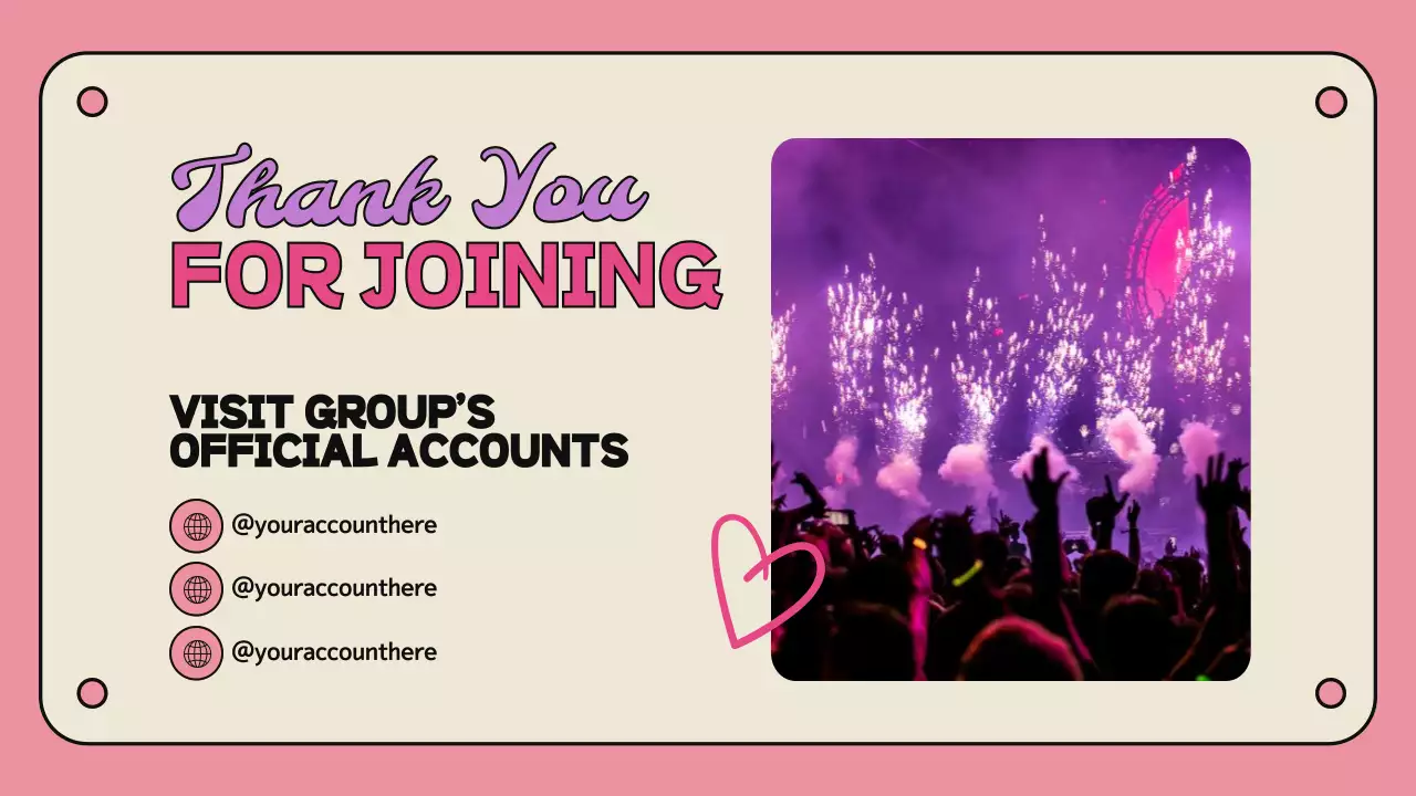 Pink Trendy Music Presentation