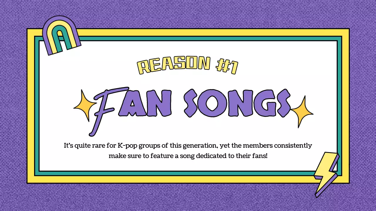 퍼플 레트로 팬 가이드 프레젠테이션