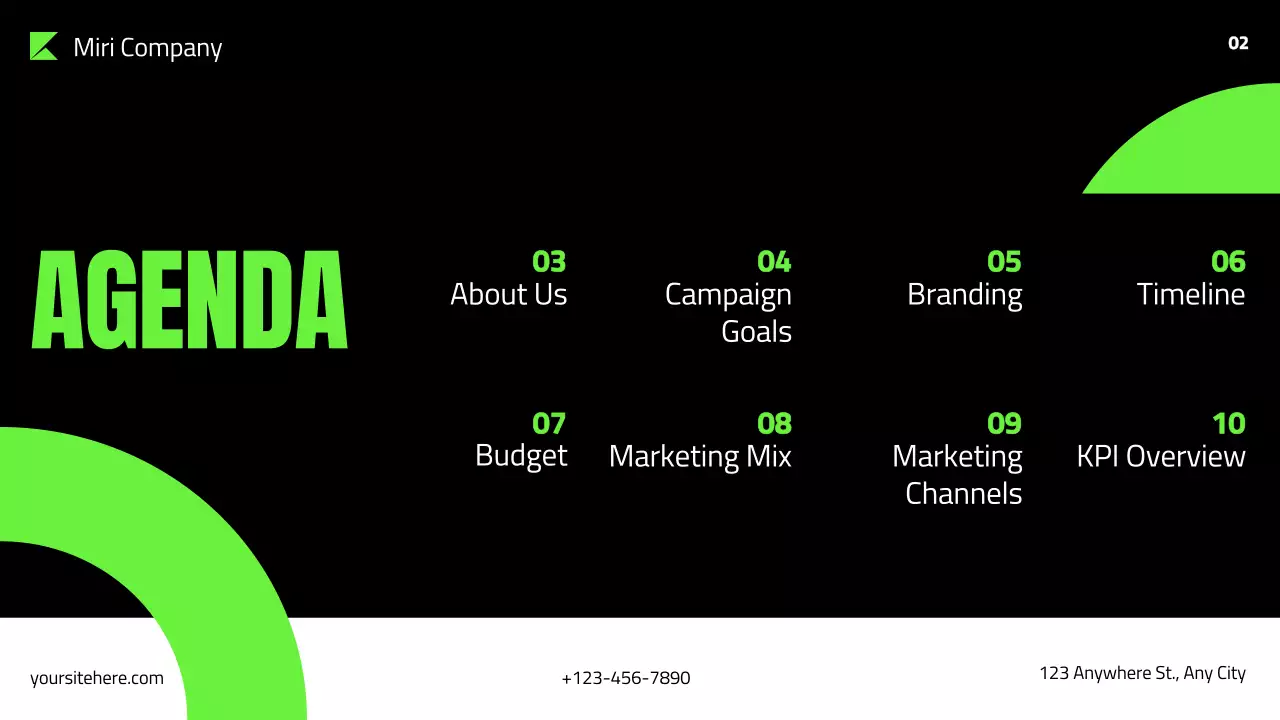 Green Modern Marketing Presentation