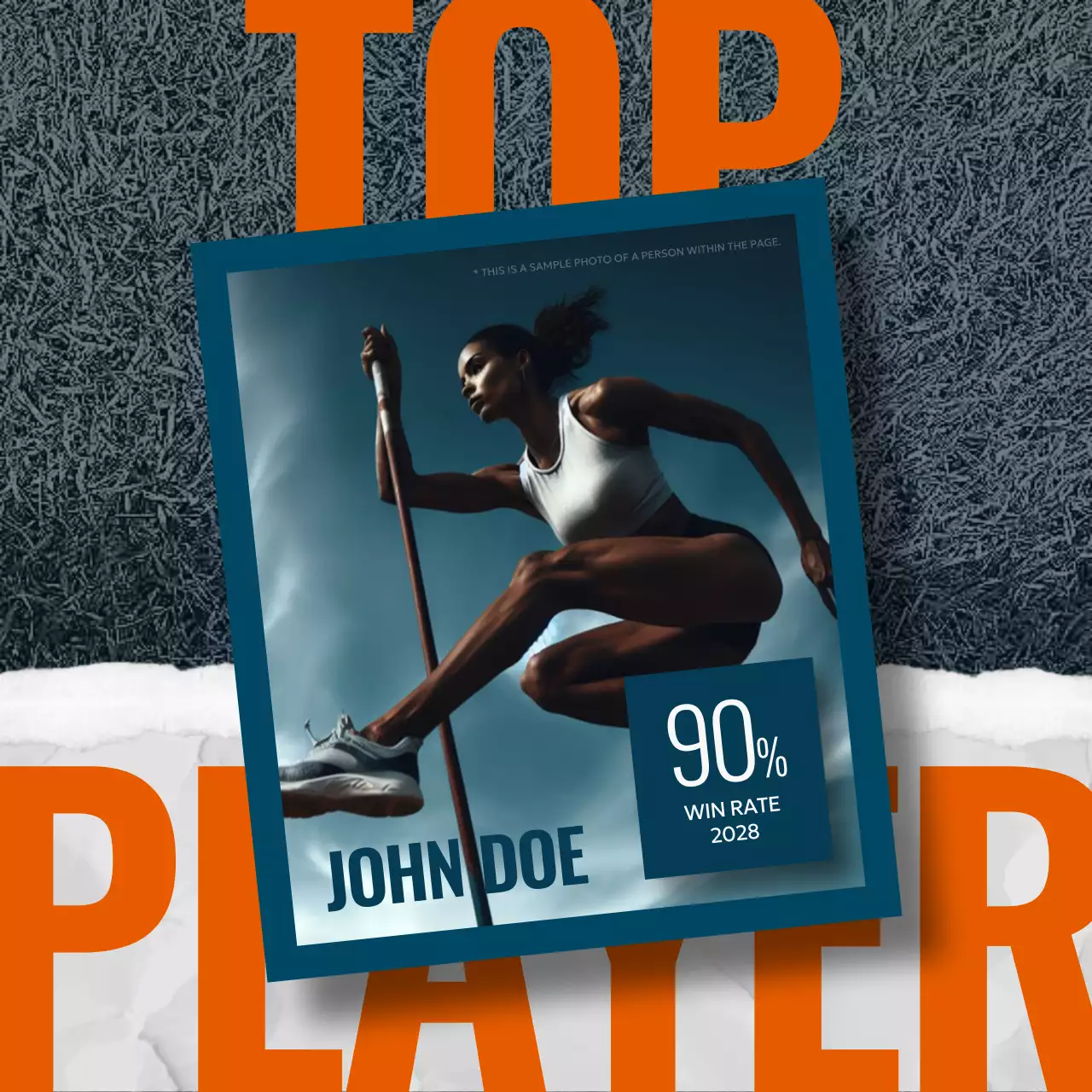 Orange Modern Sports Promotion Social Media Post