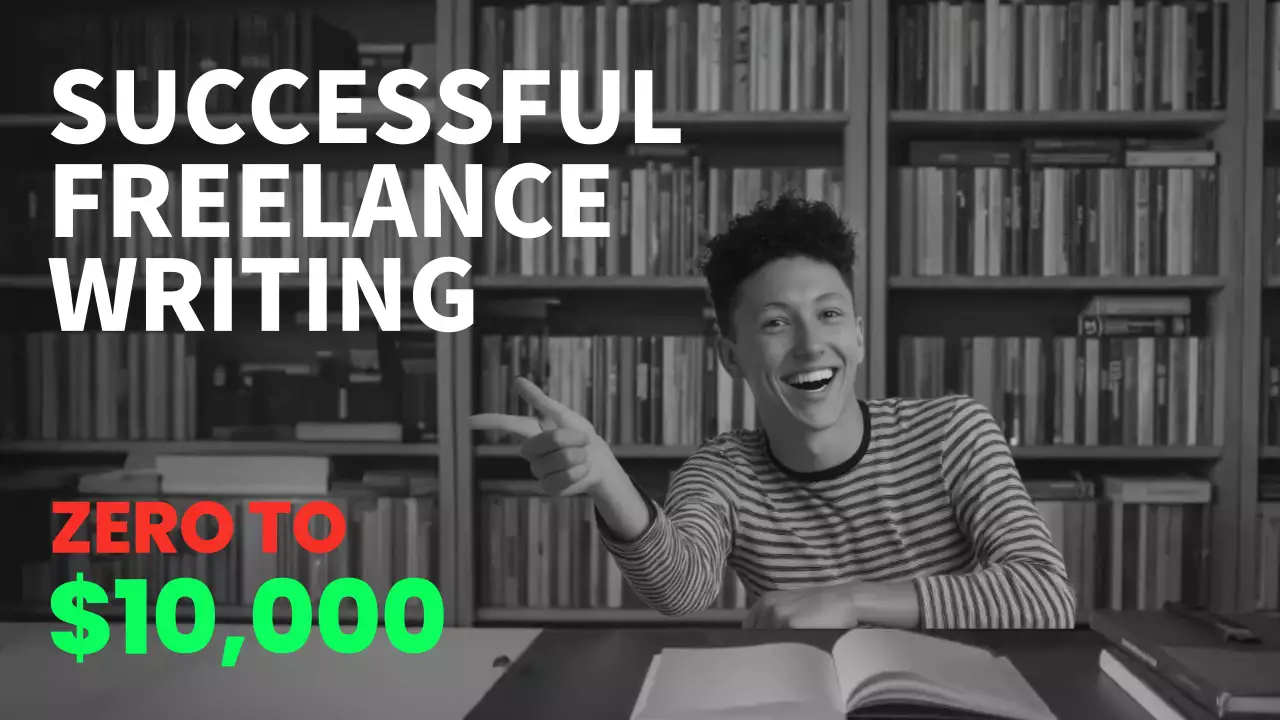 Black Modern Freelance Guide YouTube Thumbnail