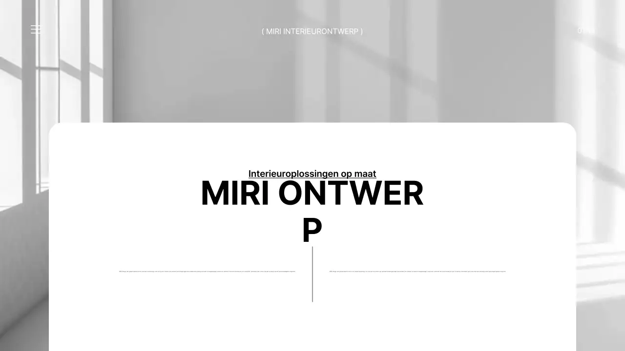 Een brand briefing voor een modern kantoorinterieur in zwart en wit