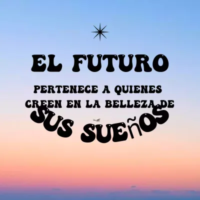 melocotón retro anuncio inspirador