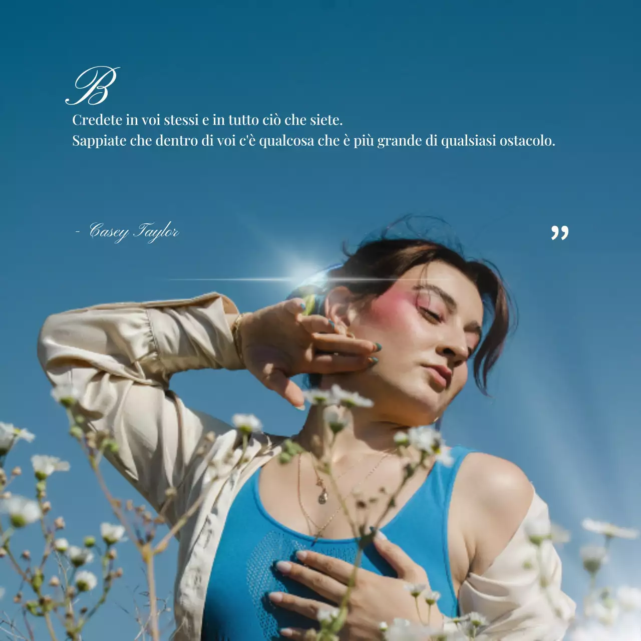 semplice estetica citazioni motivazionali social media square