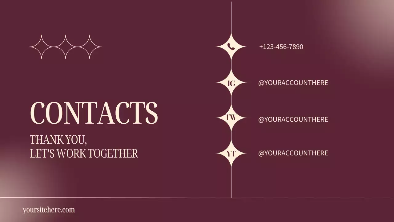 Maroon Elegant Portfolio Document Presentation