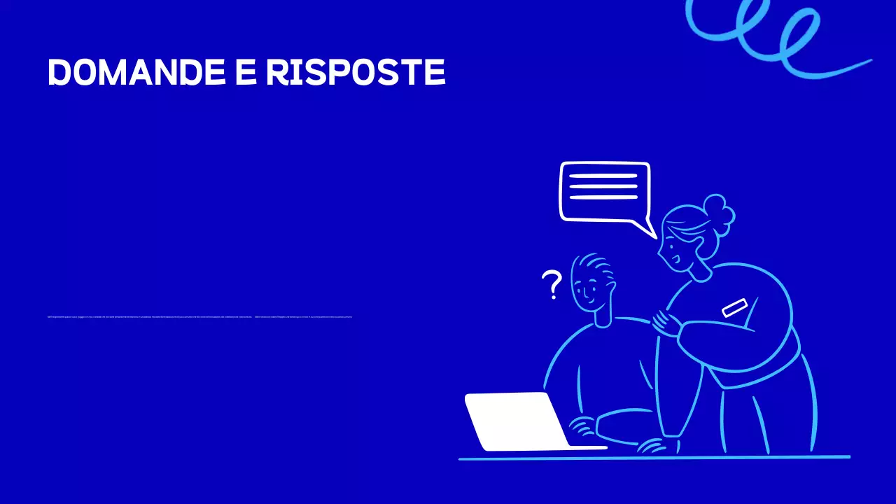 presentazione di onboarding dei dipendenti blu moderno