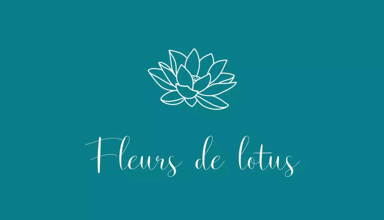 carte de visite minimale sarcelle