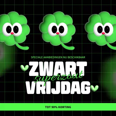 zwarte trendy uitverkoop promotie