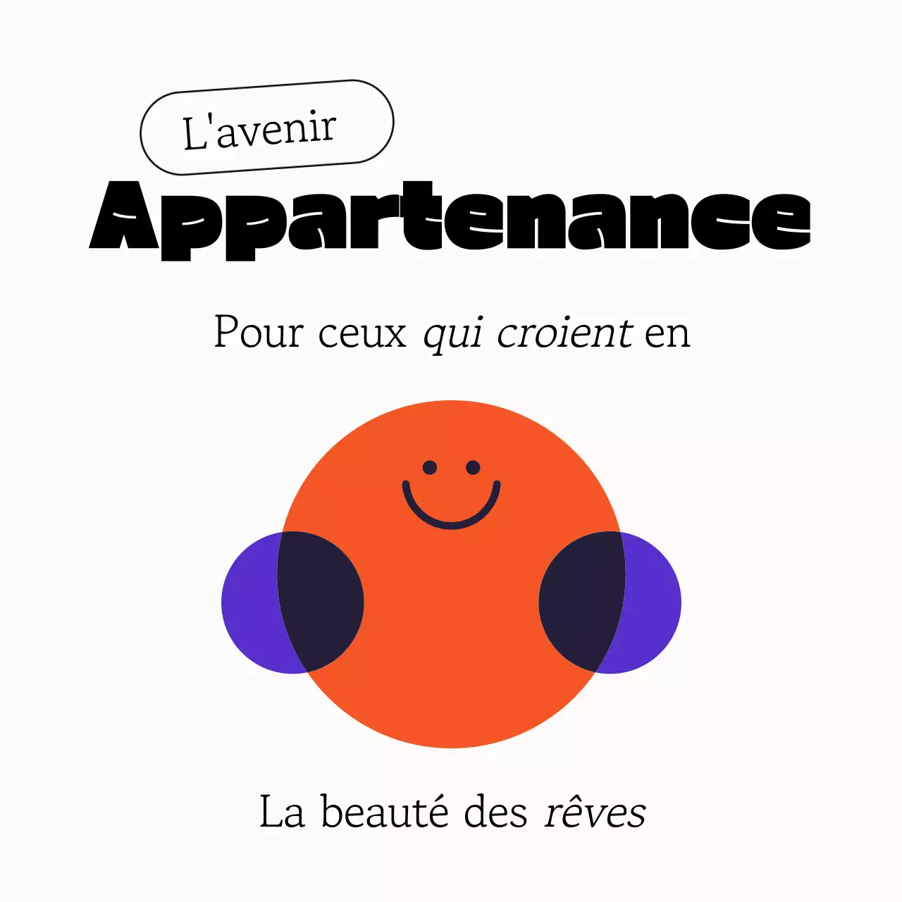 Trendy Aesthetic Illustrative Fun Minimal Abstract Geometric Colourful Quote