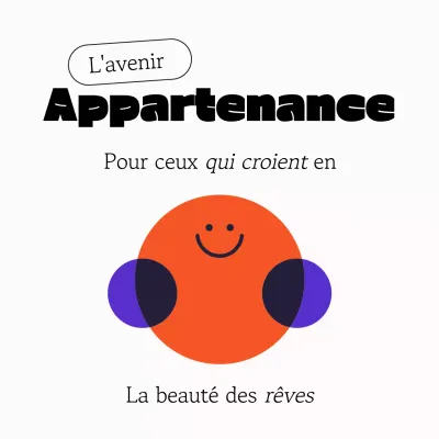 Trendy Aesthetic Illustrative Fun Minimal Abstract Geometric Colourful Quote