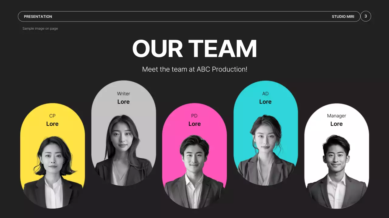 Apresentação de negócios em vídeo moderno amarelo