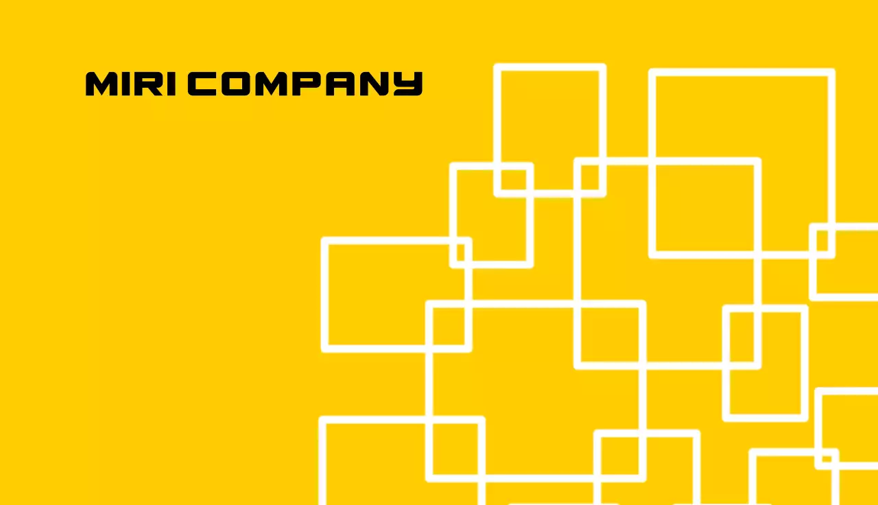 Yellow Modern Business Card