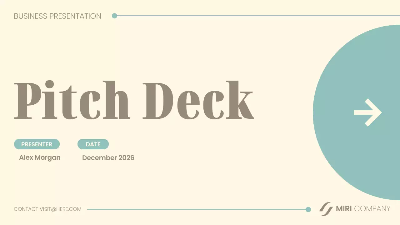 Beige Simple Business Presentation