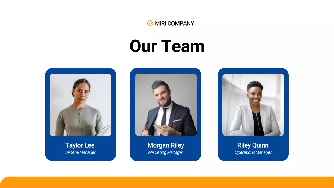 Blue Professional Onboarding Guide Presentation