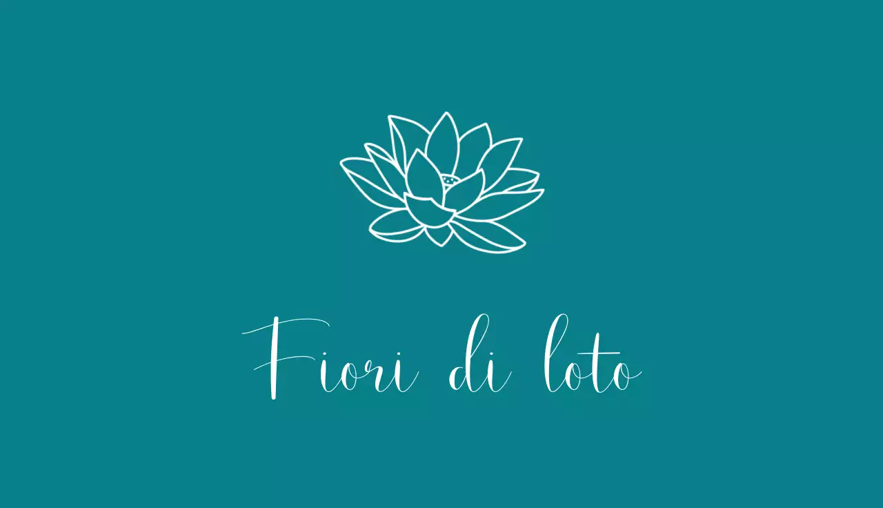 biglietto da visita minimal verde acqua