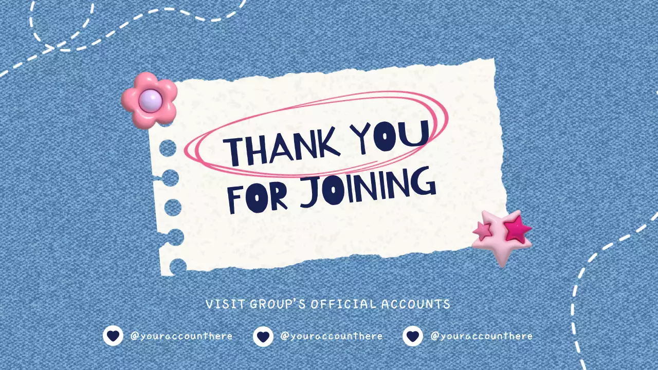 Blue Trendy Charm Guide Presentation