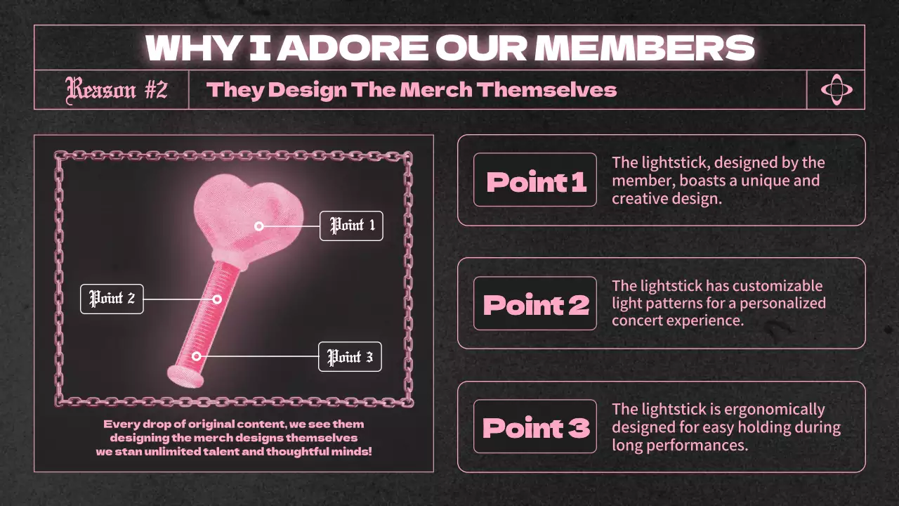핑크 고딕 팬덤 가이드 프레젠테이션