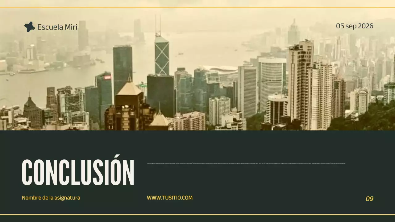 presentación de un proyecto profesional ecológico