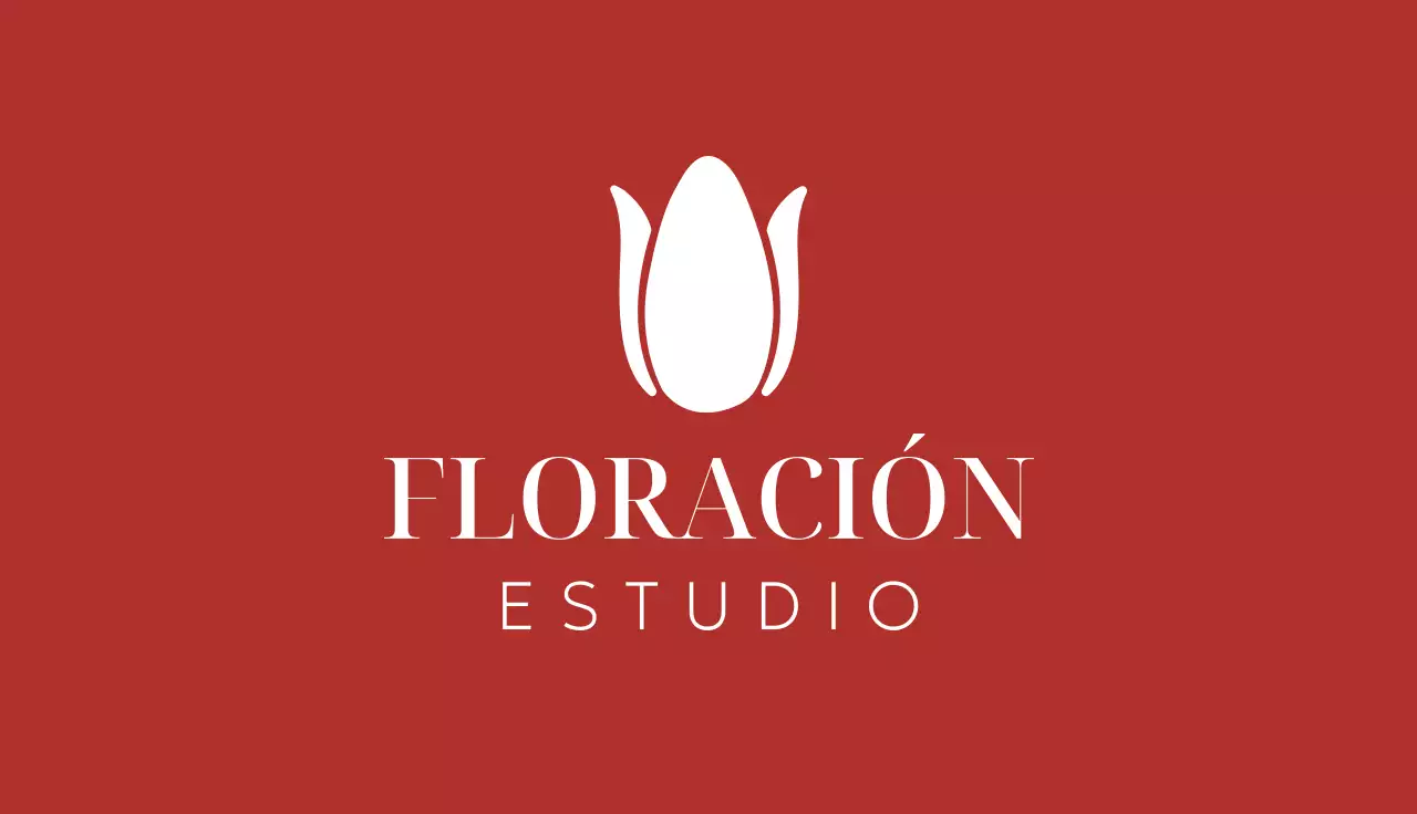 tarjeta de visita elegante roja