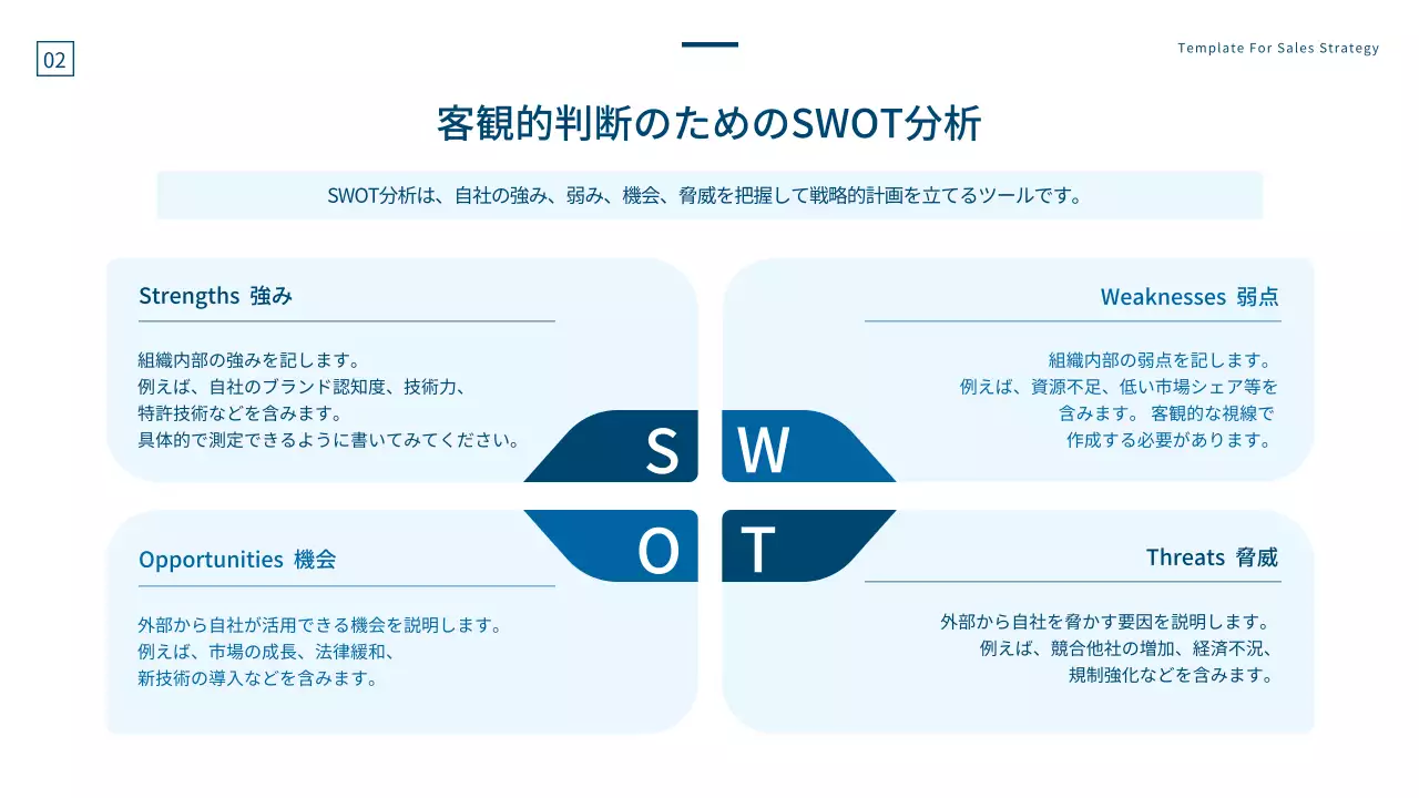 青 シンプル ビジネス 企画書 プレゼンテーション
