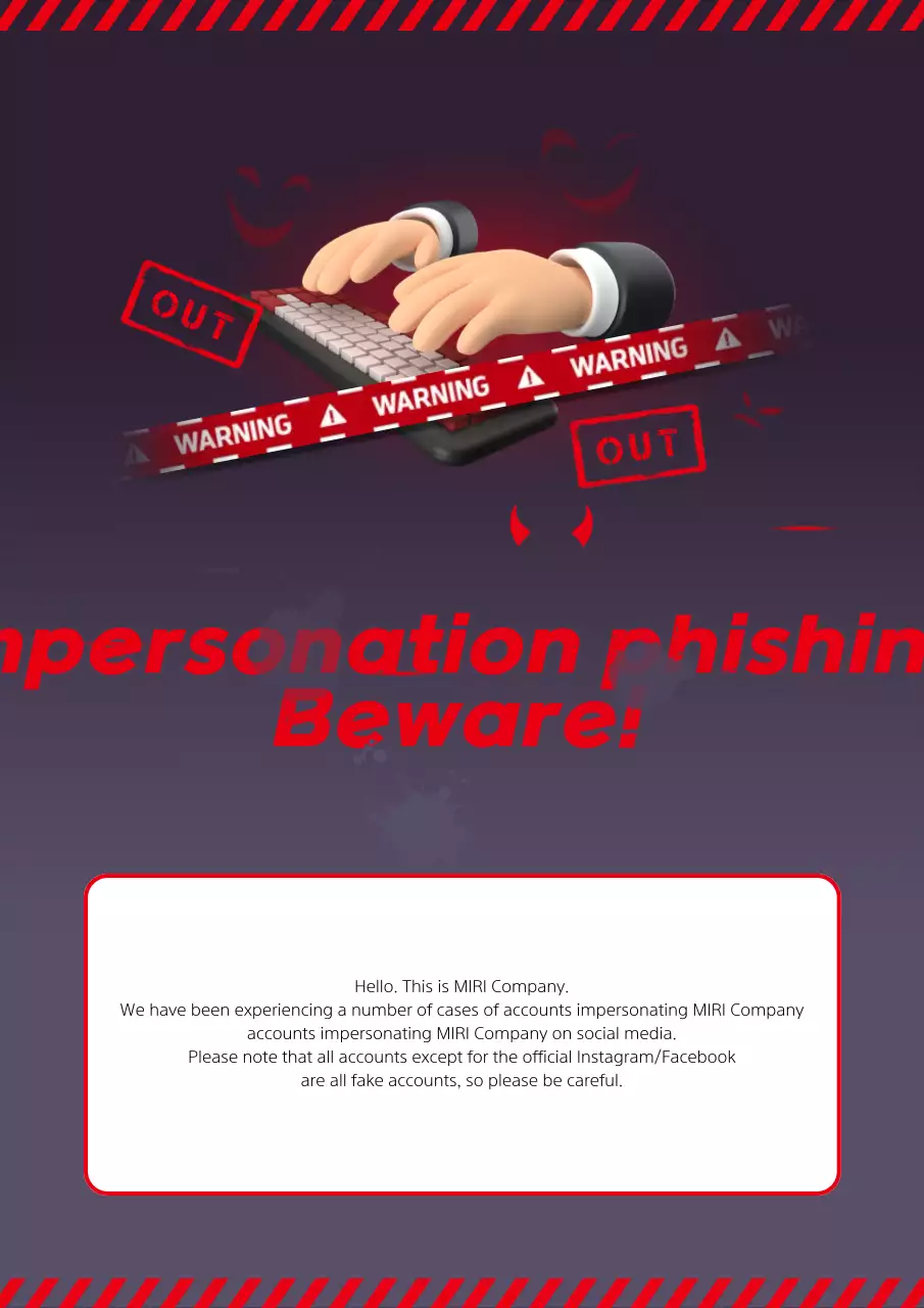 Cartaz de anúncio de phishing moderno vermelho