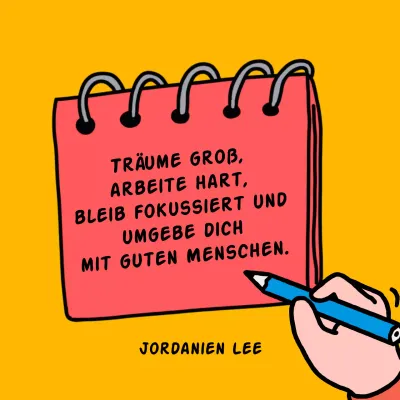 gelbe Comic-Motivationskarte