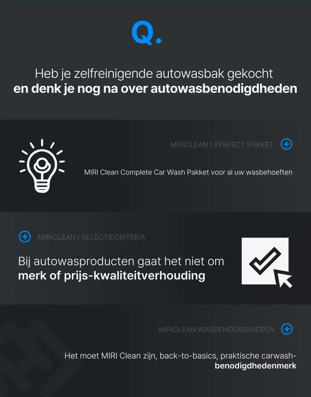 Promoot zwarte moderne autowasproducten