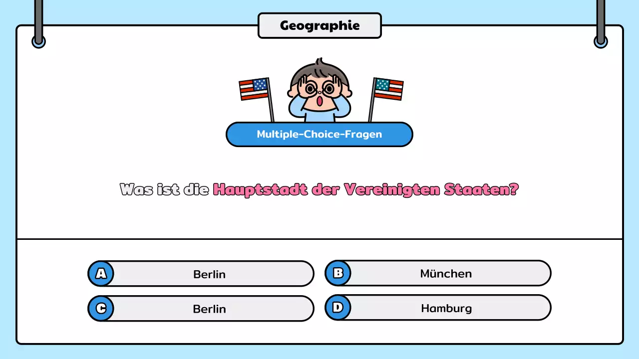 blaues Comic-Quiz Ankündigung