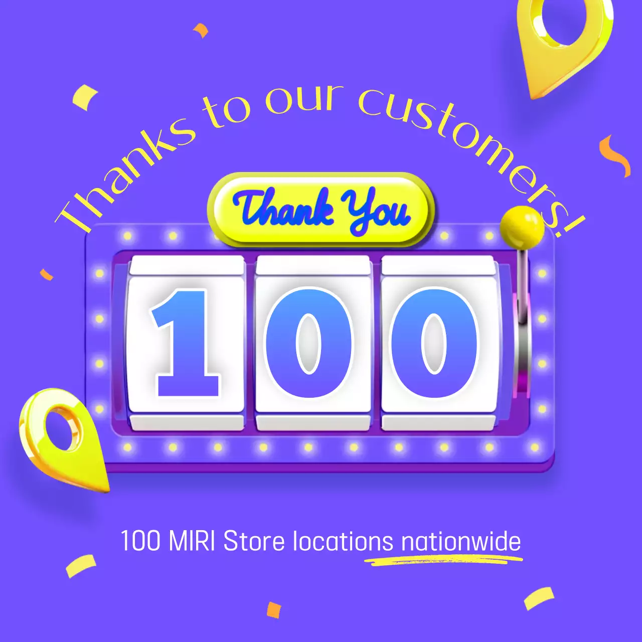 Promoção comemorativa púrpura da moda