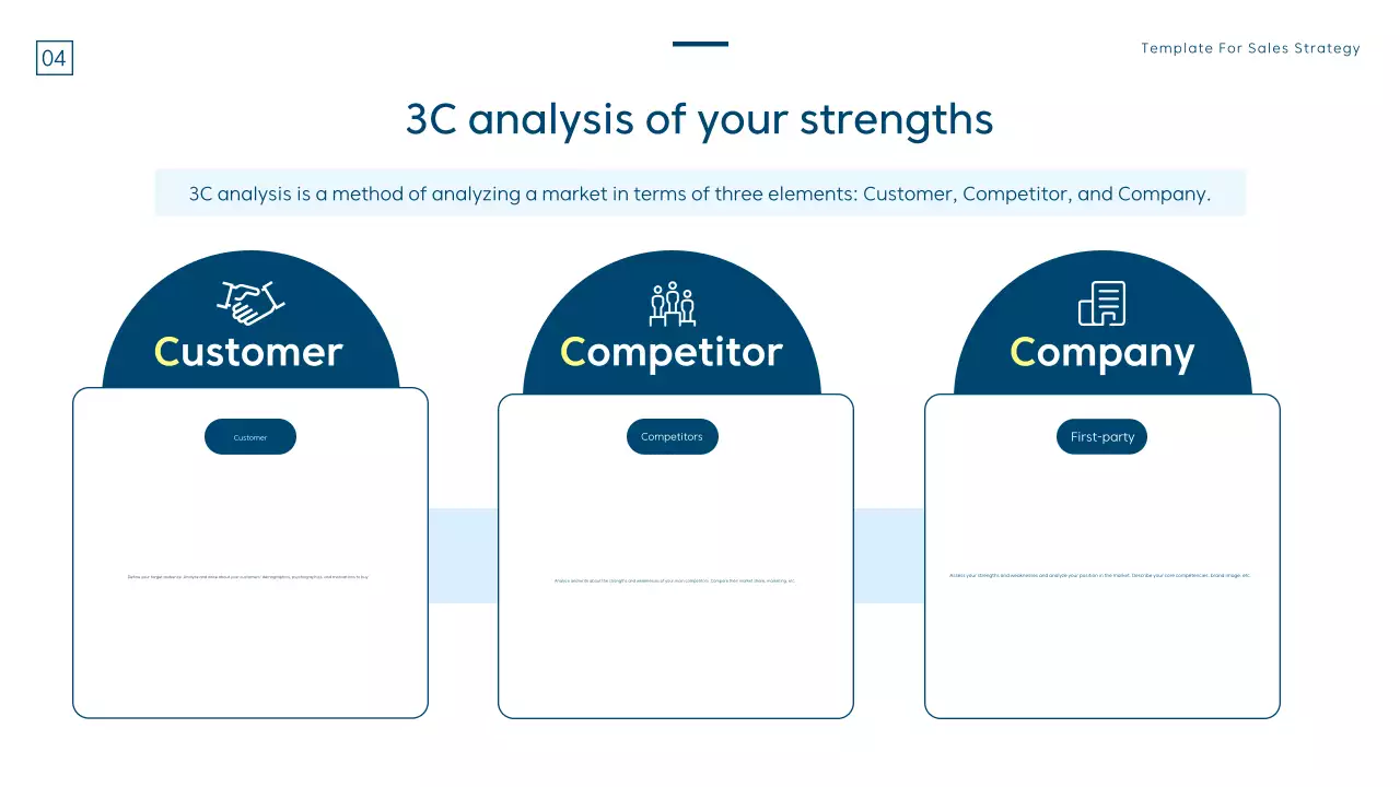 Blue Professional Sales Plan Document Presentation