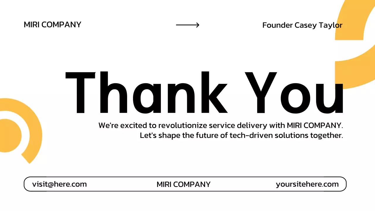 Yellow Modern Business Pitch Presentation