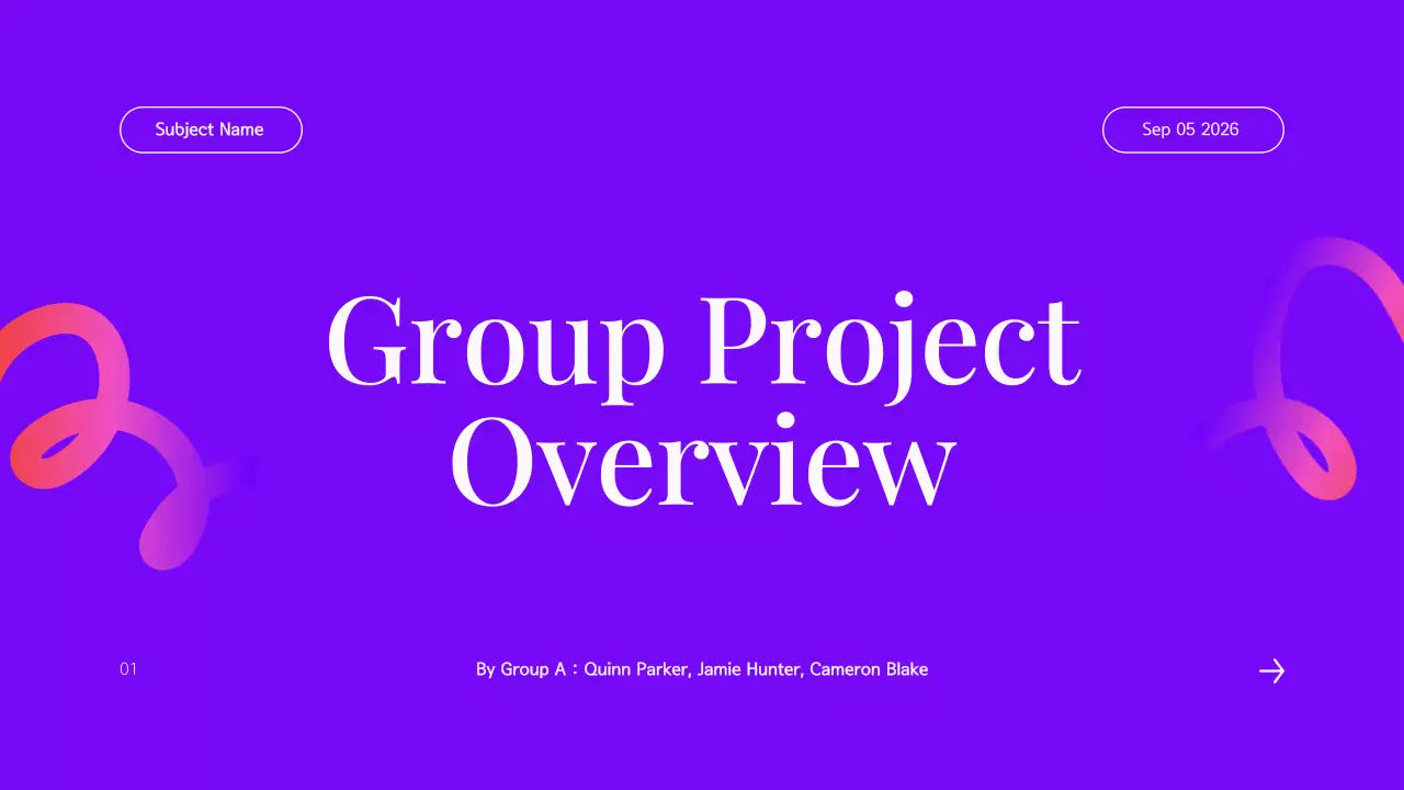 Purple Modern Project Presentation