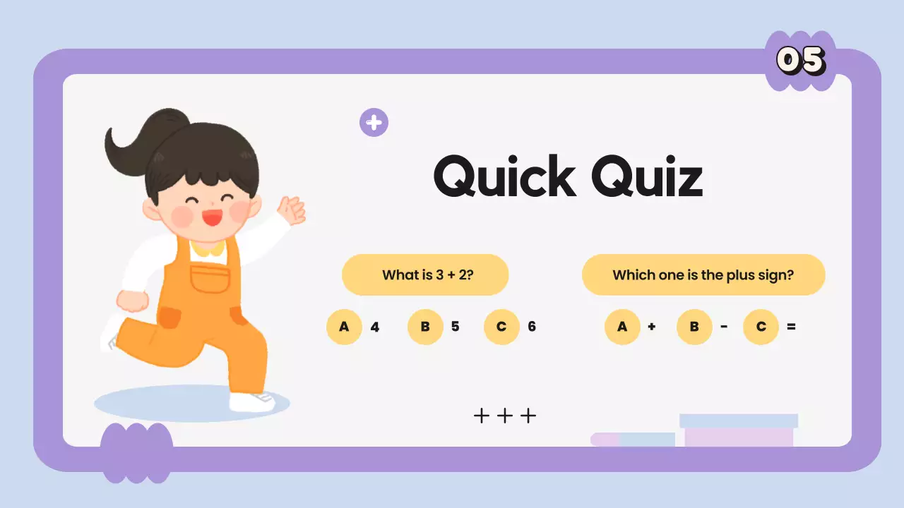 Apresentação do curso de matemática simples roxo