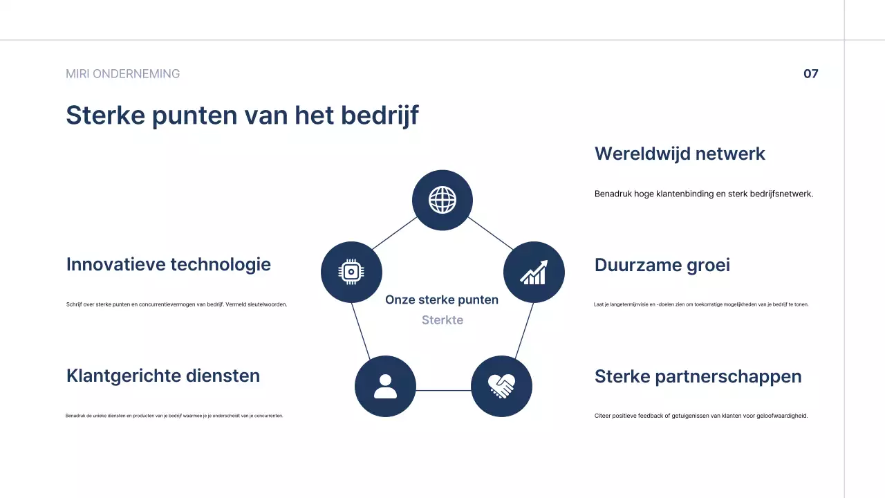 Blue Simple Manufacturing Bedrijfsprofiel Promotie