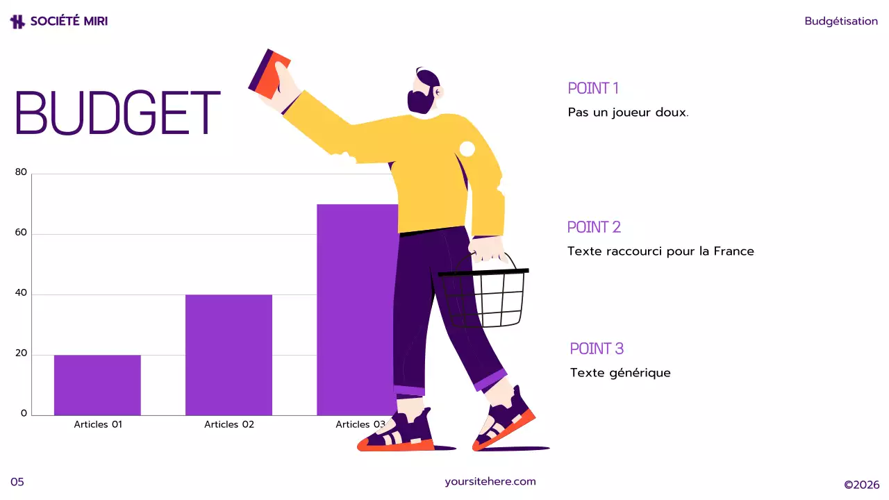 plan de marketing moderne jaune