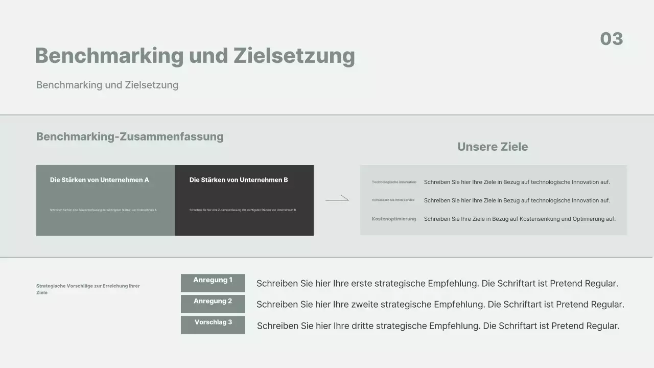 Analyse der grauen minimalistischen Geschäftsberichte