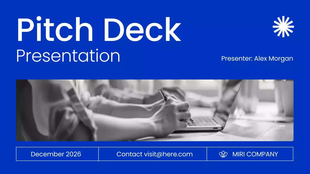 Blue Modern Business Pitch Presentation