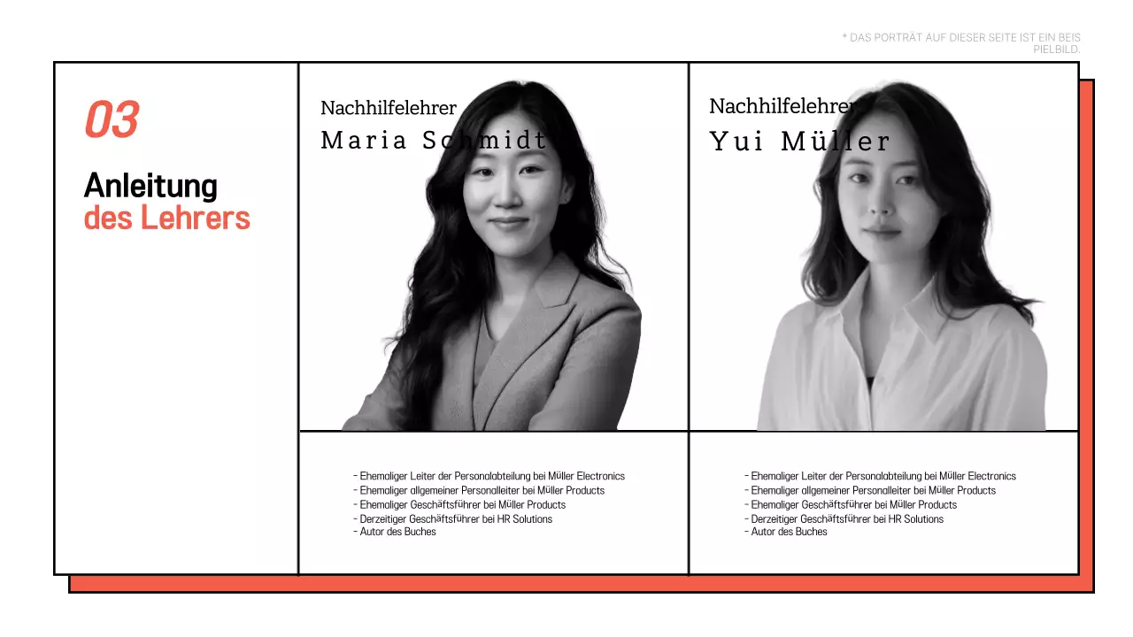 Werbung für ein einfaches Inhouse-Seminar in Weiß und Orange