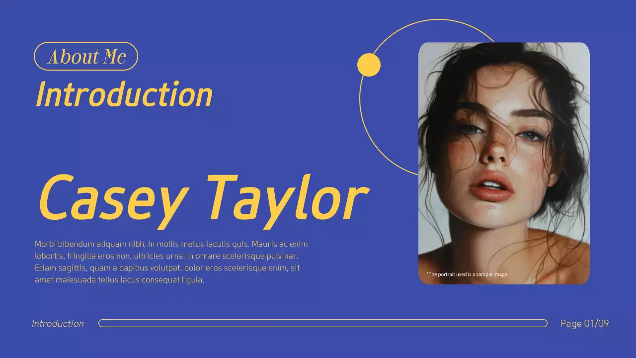 Blue Creative Portfolio Resume Presentation