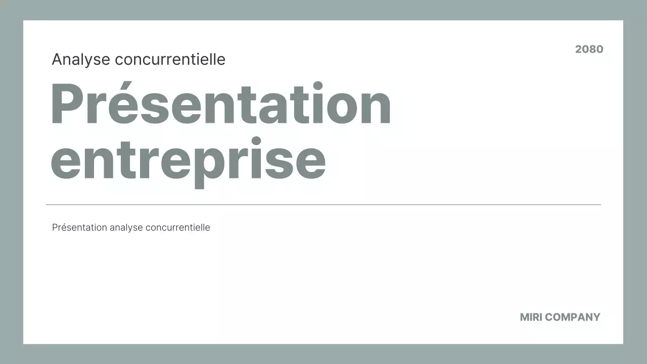 Analyse des rapports d'activité minimalistes gris