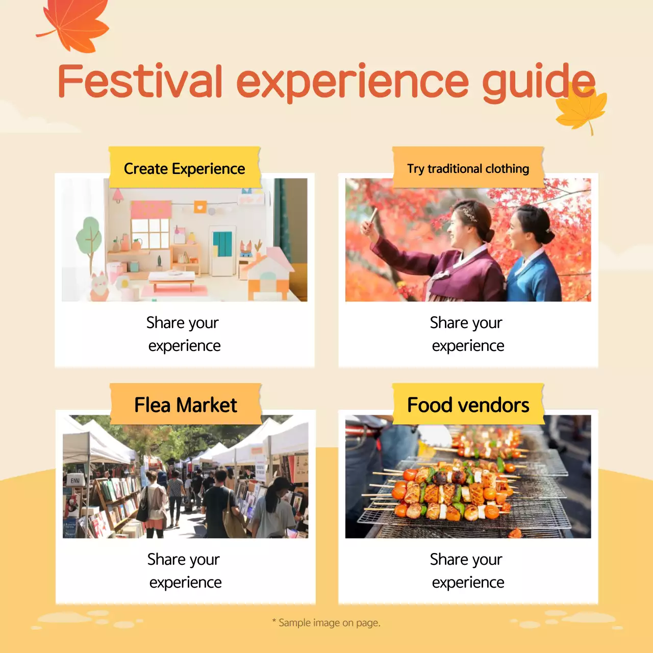 Carrossel de promoção do festival Bege Simples no Instagram