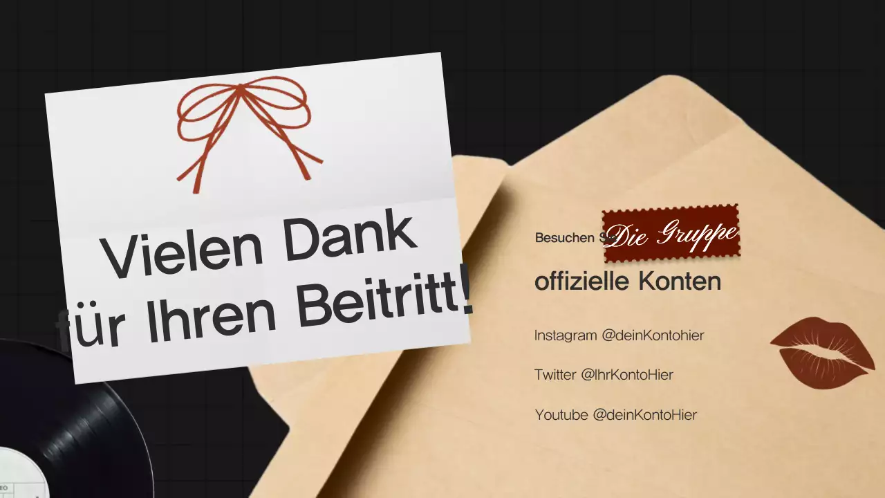 Brown Retro Charm Fandom Promotion