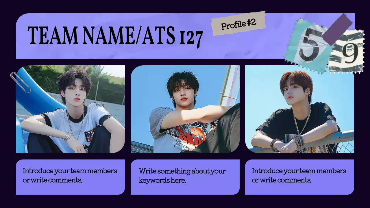 Purple Trendy Charms Guide Presentation