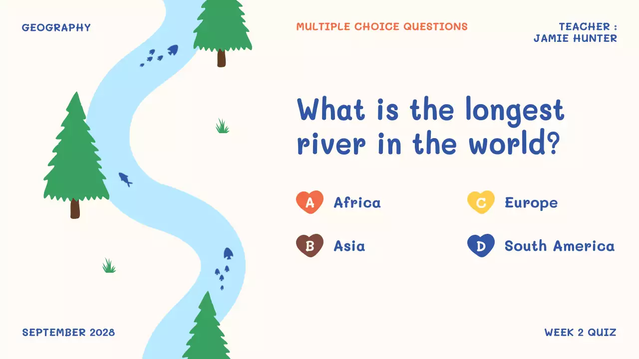 Orange Simple Classroom Guide Presentation