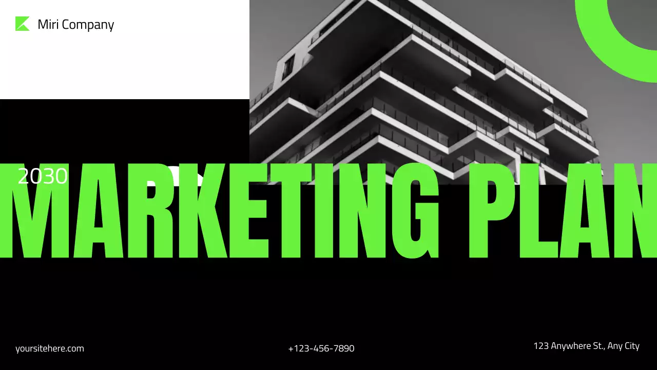 Green Modern Marketing Presentation